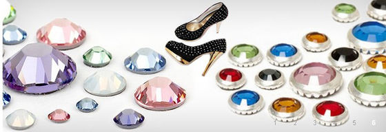 Round Flatback Rhinestones , T Shirt Korean Low Lead Hot Fix Rhinestones
