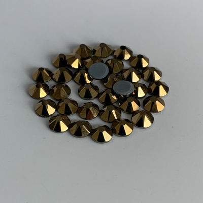 Round Pointed Back Rhinestones / Durable Stone Sparkles Rhinestones